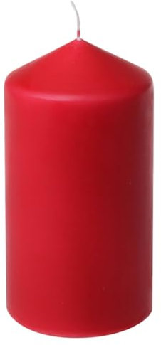 Stumpenkerzen Rubin Rot 150/77 mm, 4 Stück Steinhart Kerzen in RAL-Kerzen Güte Qualität