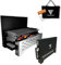 SCHNEIDERFREUDE Klappgrill 2.0: Höhenverstellbarer Camping-Grill mit Doppelfunktions-Zangen & Tasche – DEKRA-geprüfter Holzkohlegrill für Outdoor & BBQ