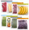 SumDirect 8Pcs Reusable Gallon Freezer Bags,BPA Free,Dishwasher Safe,Leakproof Food Storage Bags for Vegetable Sandwich, Fruits, Snack, Travel Items