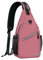 MOSISO Sling Backpack, Multipurpose Crossbody Shoulder Bag Travel Hiking Daypack, Dusty Rose, Medium