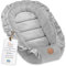 Nestchen Baby - Babynestchen Neugeborene Minky Babynest für Kinderbett Vielseitiges tragbar Nest kuschelnest zubehör für babybett warm Winter coccon Velvet Grau