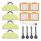 Kit de rechange pour aspirateur robot Shark RV2610WA/RV2620WA/RV2410WD/AV2610WA AI-Ultra 2 en 1 | 13 pièces brosse serpillère ABS, filtres et brosses latérales pour un nettoyage amélioré du sol et une
