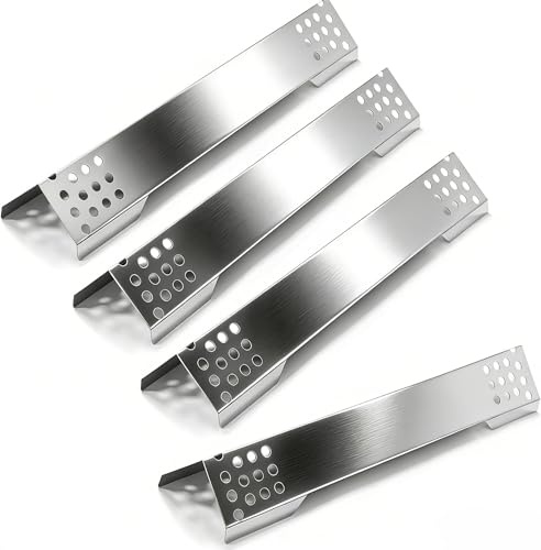 ibanbanla 40,2 cm Brennerabdeckung Flammenverteiler Ersatzteile für Rösle Videro G2 G3 G3-S, G3-S Nero, Vario+ G4 G6 & Sansibar Gasgrill, aus 1,0mm massivem Edelstahl 4 Stück
