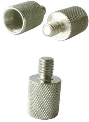 Loops Microphone/Mic Clip Stand Thread Adapter - 3/8” Outer Plug to 5/8” Inner Converter