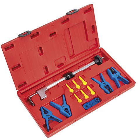 Sealey VS0558 Fuel Line Clamp and Stopper Kit, 12 Pieces