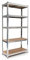 Relaxdays Scaffali in Metallo, Scaffalatura per Garage, HxLxP 180x90x40 cm, Carichi Pesanti 875 kg, Componibile, Argento, Acciaio