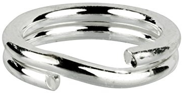 Sterling Silver Split Ring 6mm, Pack of 10