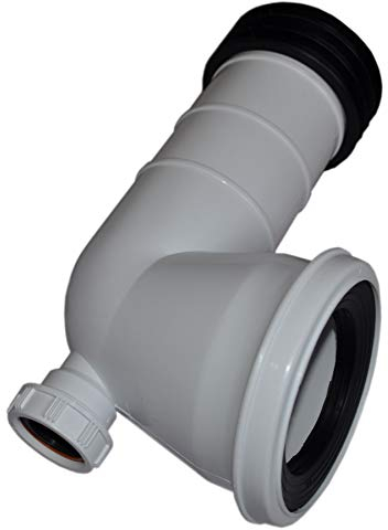 90 Degree Bent Toilet Pan Connector & 32mm Boss