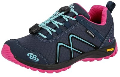 Brütting Unisex Kinder Guide Trekking- & Wanderhalbschuhe, Marine Pink Türkis, 31 EU