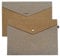 Durable A4 Schnellhefter Dokumentenhalter Portfolio Umschlag Filz Ordner Etui mit Schnappverschluss 2er Set Beige und Braun
