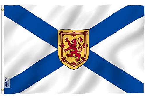 Anley Fly Breeze 3x5 Piedi Nova Scotia Flag - Colori Vivaci e Resistente allo sbiadimento UV - Bandiere canadesi della Provincia della Nuova Scozia con Anelli di Tenuta in Ottone 3 X 5 Ft