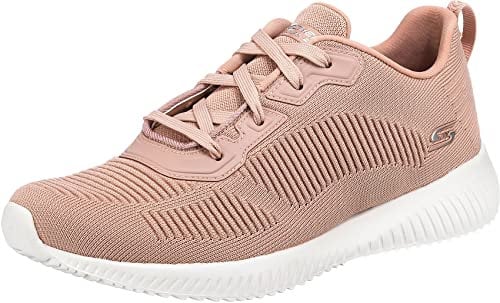 Skechers Damen BOBS Squad Tough Talk Sneaker, Nude, 41 EU