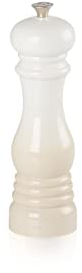 Le Creuset Salzmühle, ABS-Kunststoff, 6,2 x 6,2 x 20,8 cm, Keramik-Mahlwerk, Meringue, 44002217160000