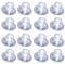 JUTTAUTO Caravan Limpets 16 Pack Glass Suction Cup 45mm Heavy Duty PVC Sucker Pad for T5 RV Van Camper Side Canopy Awning Fixing Motorhome Hung Organizer Home Kitchen Bathroom