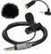keepdrum RØDE SmartLav+ - Microfono lavalier per smartphone WS05BK con protezione antivento in pelliccia + cavo ADP03 da 3,5 mm TRRS-TRS