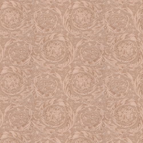 Profhome Barock Tapete 366922-GU Vliestapete kupfer 0,70 m x 10,05 m / 7,035 m2
