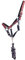 ARBO-INOX Halfter-Set mit Turnout Mehrfarbig Halfter mit Führstrick (Cob Vollblut, Saddlery)