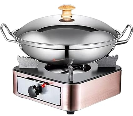 Vnook Outdoor stainless steel alcohol stove paste burner, adjustable firepower, fondue pot stainless steel, camping stove for camping, emergency package blackout preparedness