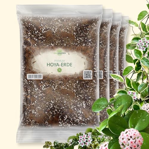 ORAGARDEN Hoya Erde für Zimmerpflanzen und Garten - 12L Hoya Substrat für Pflanzen, Palmen, Blumen - 6 Komponenten Blumenerde