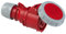CEE Steckdose Stecker Kupplung Starkstrom Drehstrom Anbausteckdosen Wandstecker Phasenwender PCE CEE-Wandsteckdose 16A/32A/63A 6h IP44/IP67, TYP:Kupplung 5P 32A IP67