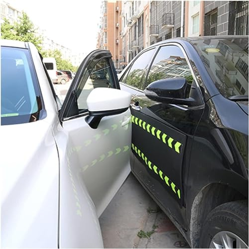 EdfYHSL Parkhausschutz Tür-Dellenschutz, magnetische Platte for Autos, leichter Autotürschutz, Dellenschutz for Garagenparkplätze FüR ParksäUlen Und GaragenwäNde(Black-1pcs,80x40cm)