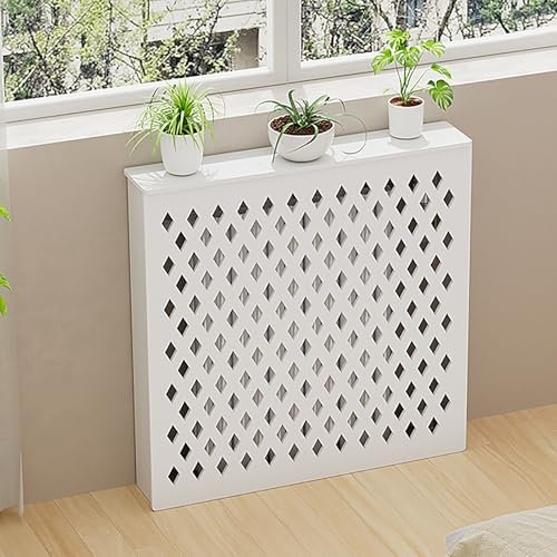YERUNGT Radiator Cover, Radiator Decoration, Easy Radiator Covers, Modern Style Radiator Cover, Additional Shelf Space, for Home Office Radiator Guard Heating Cabinet(50 * 80 * 15cm/19 * 31 * 6in)