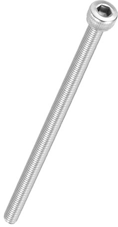 Kozelo 25 Stück Zylinderschrauben mit Innensechskant - [M4-0,7 x 80mm] 304 Edelstahl Vollgewinde Innensechskantschraube Antrieb für Elektromotor 3D-Druck Lüfter Motorenaustausch, Silber