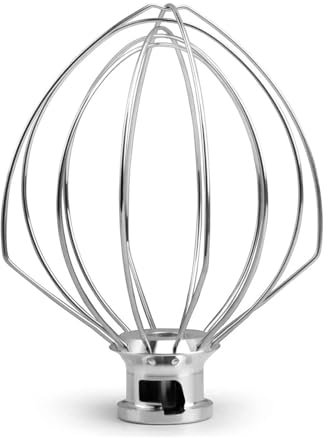 CINDTRGA Batidor de Acero Inoxidable 5K452WW la máquina de Cocina Compatible con KitchenAid 5KSM90-5KSM185