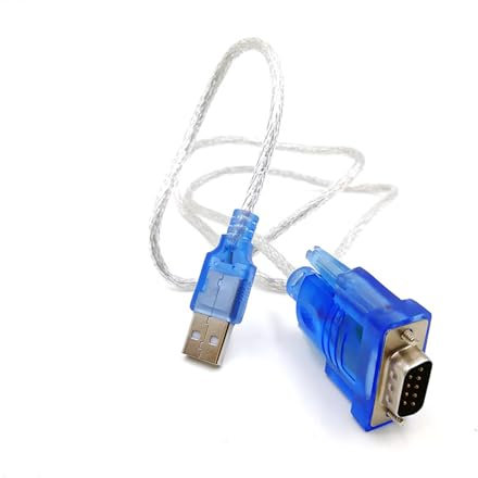 wilcractk RS232 a USB Cable Convertidor 9 Pines, Alta Velocidad de Transmisión, Compatible con Diversos Sistemas, Ideal para Profesionales y Entornos de Trabajo Compactos