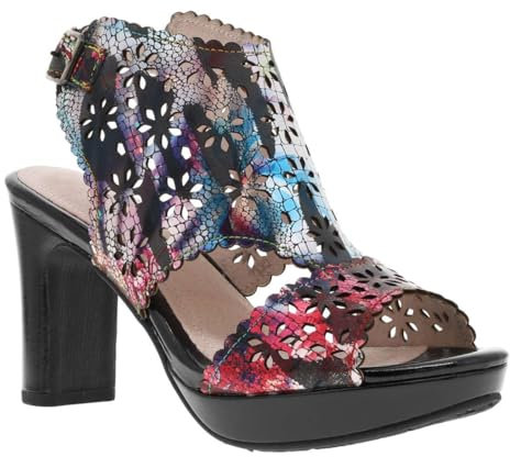 LAURA VITA - Nu-Pieds Cuir Talon décroché Haut - Taille 36