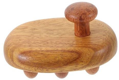 VERDANVERSE Massaggiatore Corporale Legno Strumento Anticellulite Portatile Con Superficie Liscia e Design Leggero Per Massaggi Rilassanti Casa e Viaggio