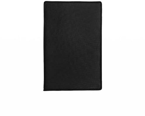 SUBLXPoten Feuerfeste Unterlage Grill Flammhemmende Matte, Wärmeisolierende Grillmatte, Decke, leicht zu reinigen, hohe Temperaturen, for Outdoor-Camping, for Bodendeck-Rasen(Black M)