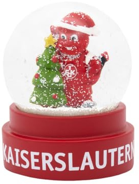 1. FC Kaiserslautern 1. FCK Schneekugel Weihnachten ** Betzi/Tannenbaum ** 6,5 cm Durchmesser