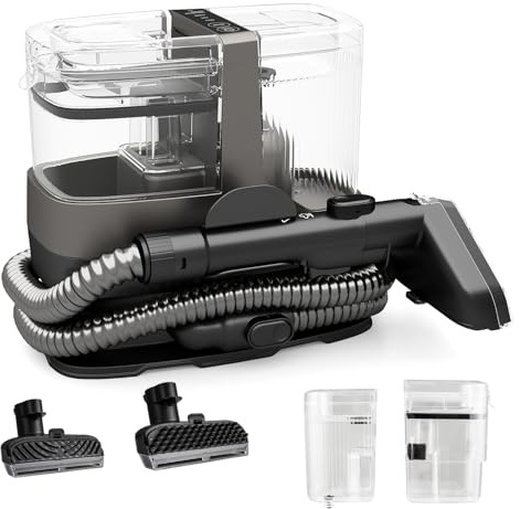 SOARS Sofaschine, Staubsauger, 1800 W, 17 kPa, flexibel 4 in 1, Behälter für sauberes und schmutziges Wasser, 1,1 l + 0,9 l, kompakt und leicht, Shampoo für Sofa, Teppich, Bett, Auto