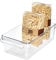 iDesign 59430 Linus Kitchen Organiser, Cupboard Storage Unit for Condiments and Utensils, Made of Durable Plastic, Clear, Medium