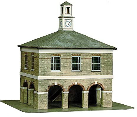 B35 Superquick Market House - 1/72 OO/HO - Card Model Kit