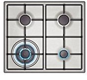 Balay 3EFX-395 B - Placa (Incorporado, Gas, Plata, Botones, 8000W, 220-240V)