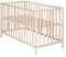 roba Babybett Cosi 60 x 120 cm - Gitterbett aus Bio Buche massiv - Kinderbett 3-fach höhenverstellbar - Holz natur