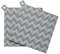 Stelton Topflappen-Set Hold-On - Silikon-Tischuntersetzer/Topfhandschuhe, rutschfest, hitzebeständig- Topfuntersetzer für Topf, Pfanne, Backform - Vielseitiges Küchen-Zubehör - 2er-Pack, Grau