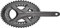 SHIMANO Unisex – Erwachsene Sora Kettenradgarnitur, Schwarz, Einheitsgröße EU