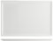 H&H Tavola Hotelware Piatto Rettangolare, 26X16.5 cm, Porcellana, Bianco, 26x17x2 cm
