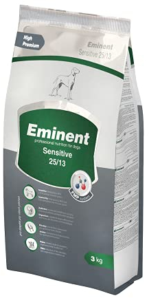 Eminent Sensitive (1x 3 kg)| | Glutenfreies Hundefutter | High Premium Trockenfutter für Hunde mit Hauterkrankungen oder Futtermittelallergien