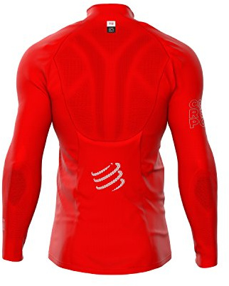 webinero Compress Port Hurricane Jacket Veste de Course V2 Running Trail Veste Coupe-Vent et imperméable Sport Mixte Protège du Vent et du Froid, Rouge, XS