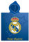 Real Madrid Poncho Strandtuch Freizeit und Sportwear Unisex Kinder, Jungen, RM171119, Mehrfarbig (Mehrfarbig), Einheitsgröße