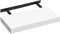 VASAGLE Étagère Murale, Tablette Flottante, Étagère Suspendue, pour Livres, Photos, décoration, 40 x 20 x 3,8 cm, en MDF, pour Salon, Cuisine, entrée, Chambre, Salle de Bain, Blanc LWS24WT