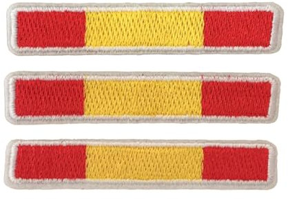Parche Bordado Bandera España Vertical 7.4cm Para Planchar o Coser
