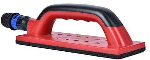 Hand Sanding Block, Dust Free Hand Sanding Sponge Block, Plastic Square Hook and Loop Fastener Type Manual Grinding Tool