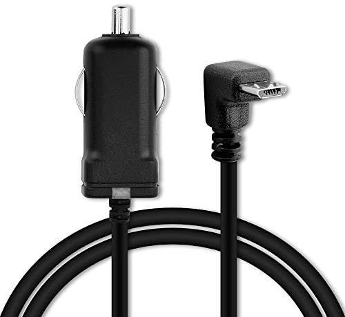 subtel® KFZ Ladegerät 1.1m 1A kompatibel mit Becker Ready 50 Ready 6 Ready 70 Transit 50 Transit 6 Transit 70 Professional 6 Active 45 Active 50 Revo 1 Revo 2 5V Micro-USB 90° Ladekabel KFZ Netzteil