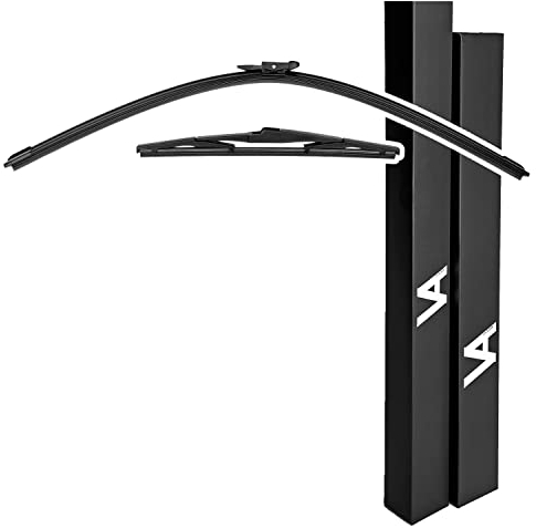 VIA ALBION® Scheibenwischer passend für Peugeot 108, Toyota Aygo [Mk2*] - ab 2015 - Front & Heck Wischerblätter