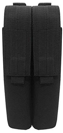 Tactical Doppel-Magazintasche, Double Pistol Mag Pouch Molle Munition Holster Pistol Magazine Pouch